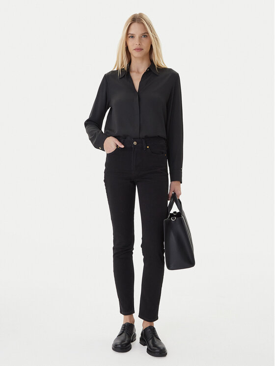 Tommy Hilfiger Tommy Hilfiger Džinsi WW0WW46725 Melns Slim Fit