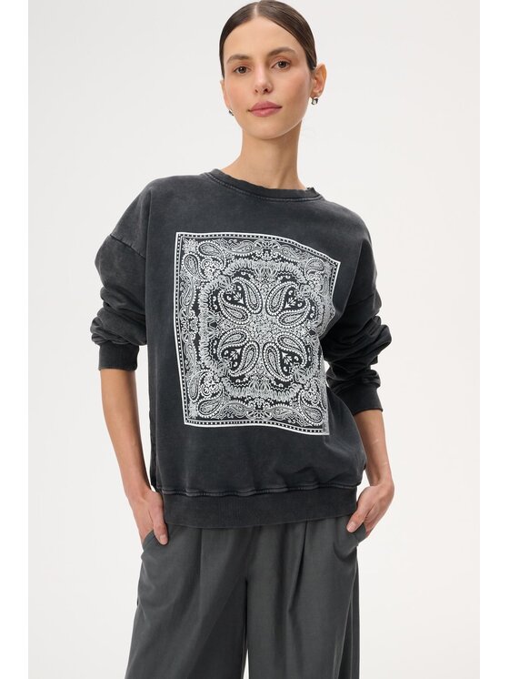 LEBRAND LEBRAND Μπλούζα Bailey Γκρι Regular Fit