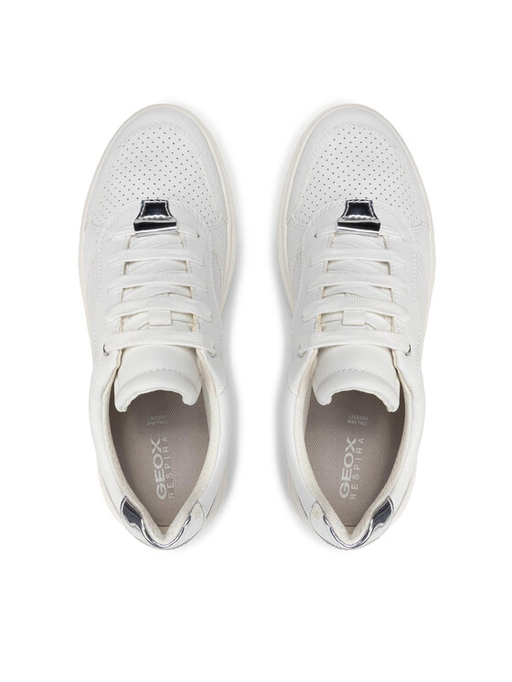 Geox Geox Sneakersy D Nhenbus A D258DA 08554 C1000 Biela
