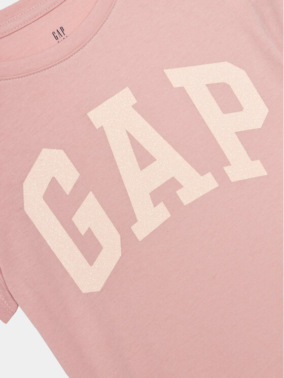 Gap Gap Marškinėliai 792399-01 Rožinė Regular Fit