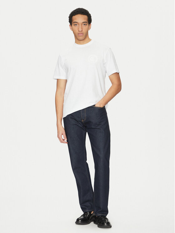 Just Cavalli Just Cavalli T-Shirt 78OAHT01 Bílá Regular Fit