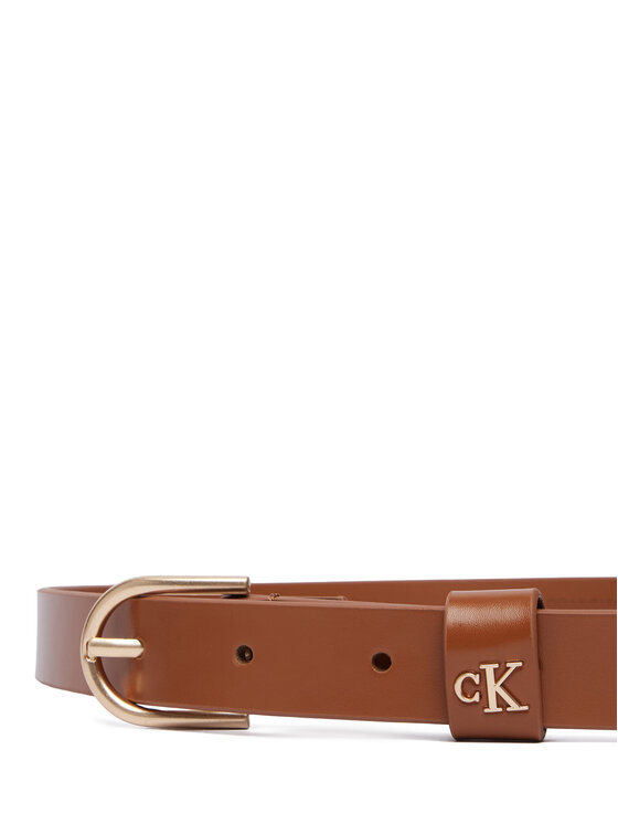 Calvin Klein Calvin Klein Cintura da donna Rounded Buckle Ck Loop LV04F7107G Marrone