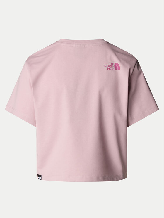 The North Face The North Face T-shirt Easy NF0A8A6H Ružičasta Loose Fit