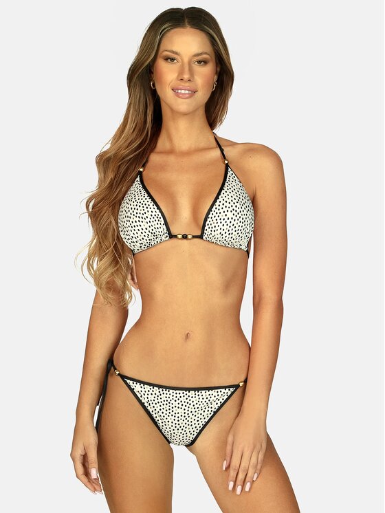 Miss Lou Miss Lou Bikini ML003 Bianco