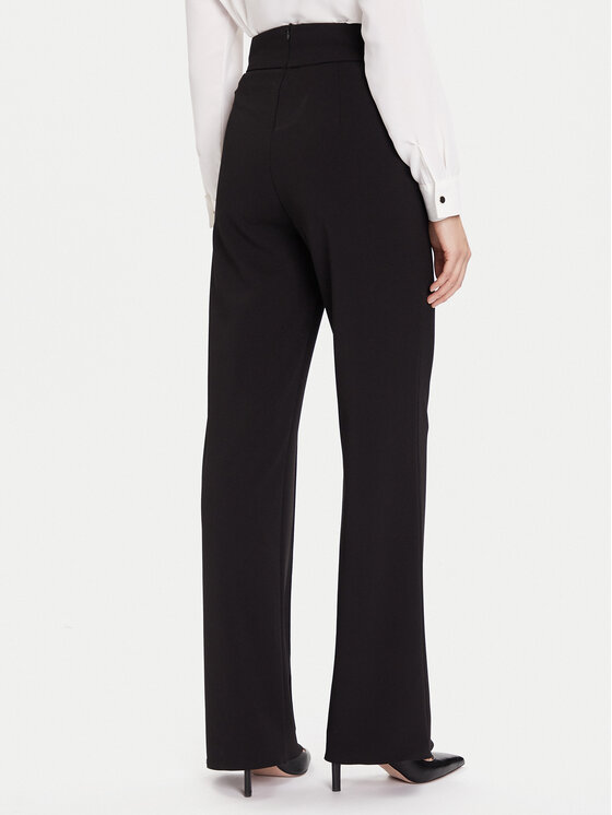 Rinascimento Rinascimento Pantaloni di tessuto CFC0126219003 Nero Regular Fit