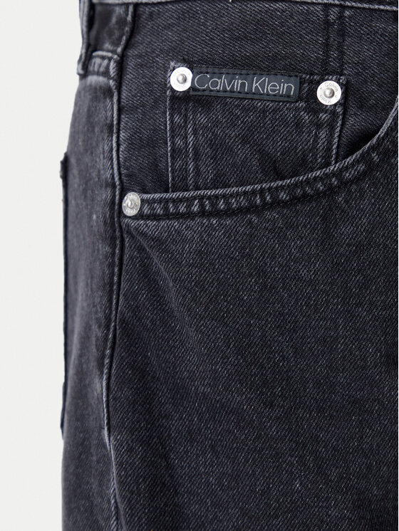 Calvin Klein Jeans Calvin Klein Jeans Džinsiniai šortai J20J225190 Juoda Loose Fit