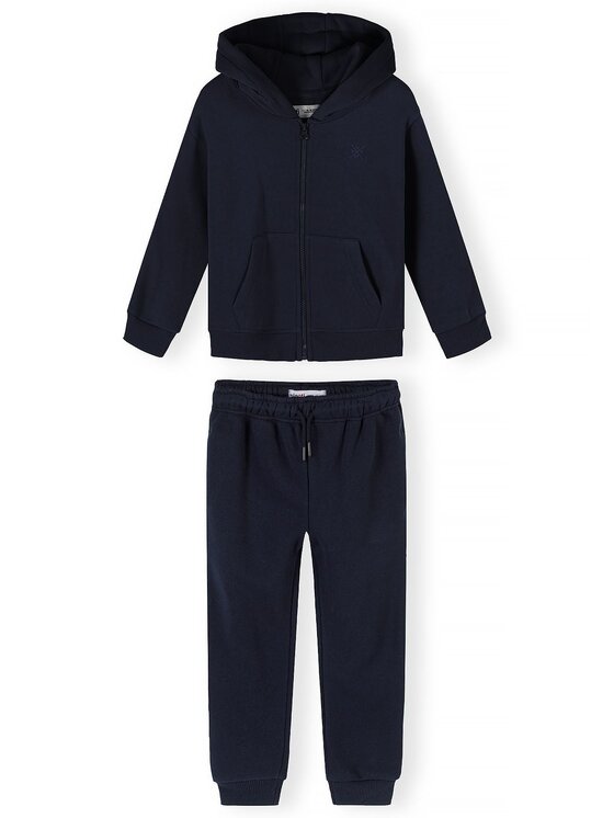 minoti minoti Komplet dresowy 33FLEECE294 Granatowy Regular Fit