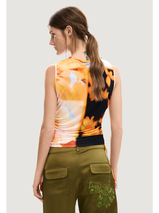 Desigual Desigual Canottiera TS_BOLONIA Giallo Casual Fit