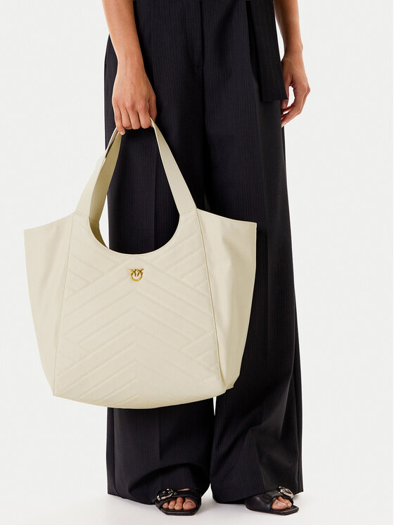 PINKO PINKO Torbica Tote Bag PE 25 PLTT 104536 A2AO Bijela