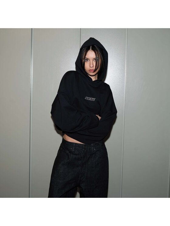 2005 2005 Bluza Classic Logo Czarny Oversize