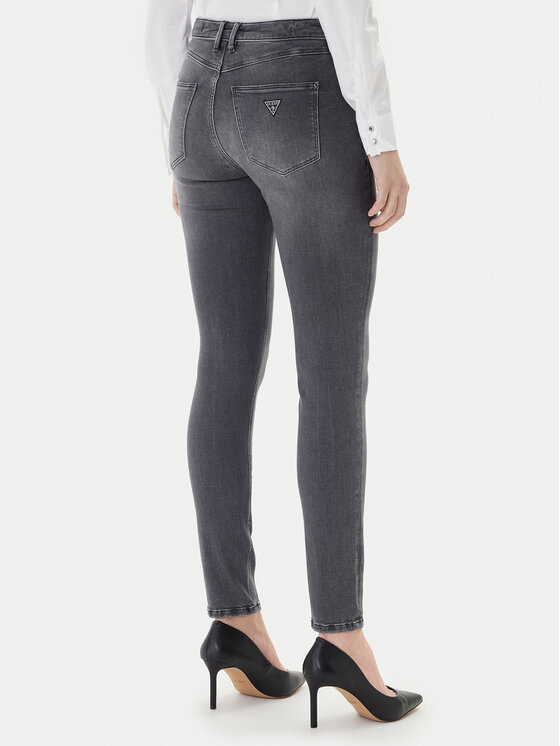 Guess Guess Džínsy W2YA46 D4PZ2 Sivá Skinny Fit