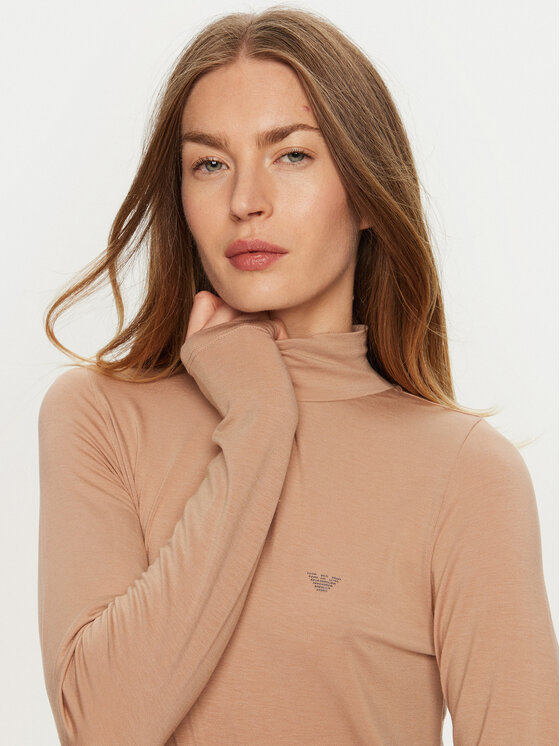 Emporio Armani Underwear Emporio Armani Underwear Rollkragenpullover 164633 4F224 16355 Beige Slim Fit