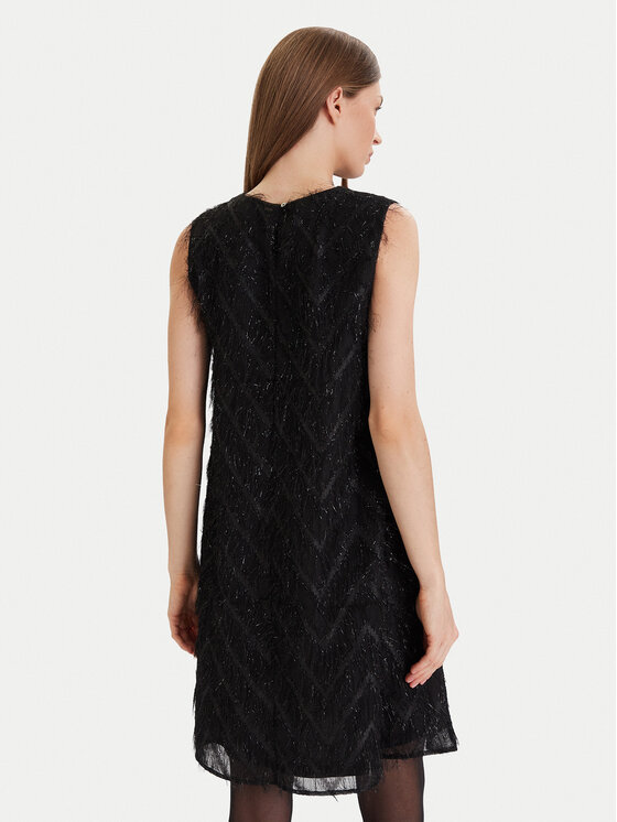 ONLY ONLY Koktejlové šaty Faye 15358411 Čierna Loose Fit