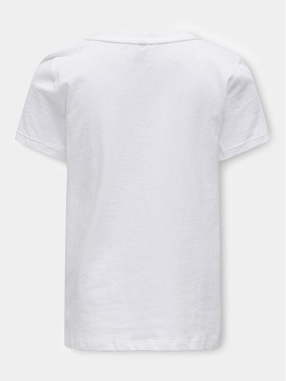 Kids ONLY Kids ONLY T-krekls Kelly 15317695 Balts Regular Fit