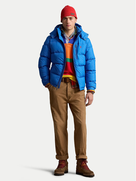 Polo Ralph Lauren Polo Ralph Lauren Vatovaná bunda 710940237005 Modrá Regular Fit