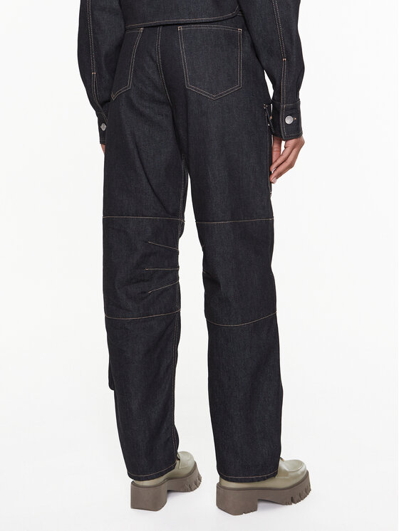 Remain Remain Blugi RM2179 Negru Relaxed Fit