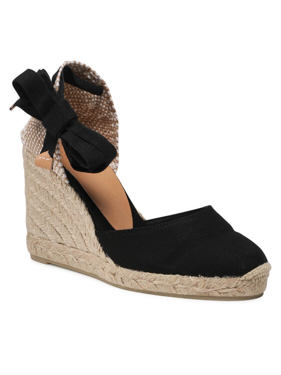 Castañer Castañer Espadryle Carina/8/001 020962-100 Czarny