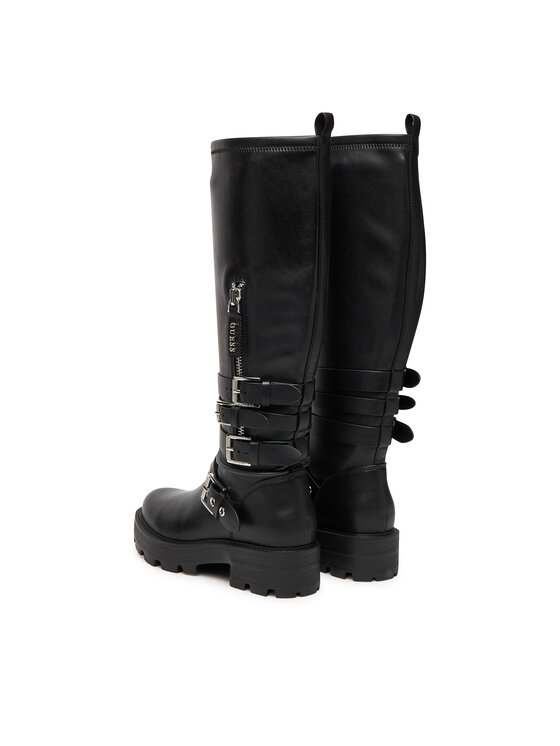 Guess Guess Ботуши FLFYNK ELE11 Черен