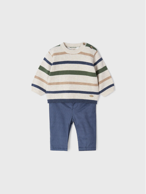 Completo pullover e pantaloni di tessuto Mayoral