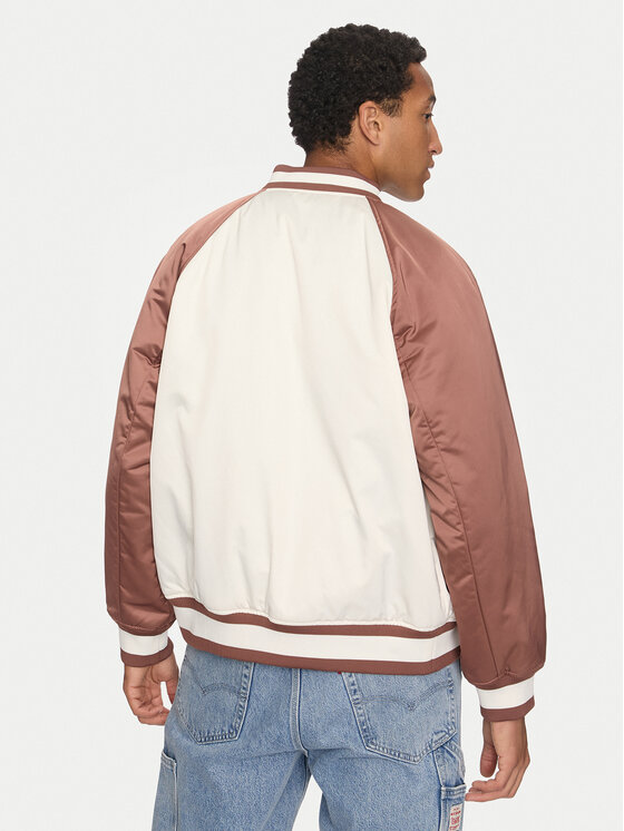 HUGO Hugo Bomber jakna Buckley2431 50517762 Écru Slim Fit