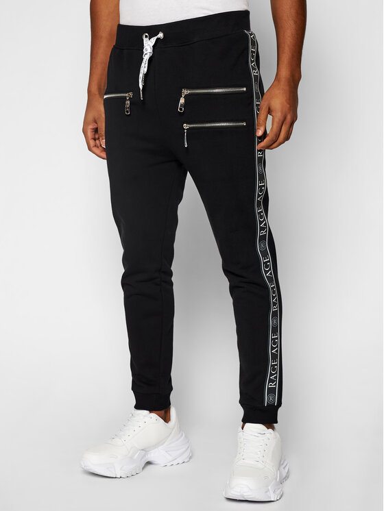 Tuta Harrier Zip 1 Nero Slim Fit