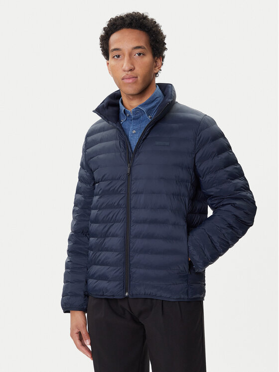 Calvin Klein Geacă LV04LC506G Bleumarin Regular Fit