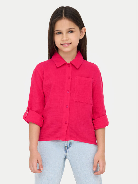Dziewczęca Koszula Kids ONLY, Rozmiar 146, Różowa, Thyra 15325764