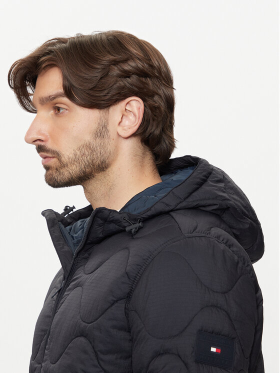Tommy Hilfiger Tommy Hilfiger Kurtka przejściowa MW0MW36585 Granatowy Regular Fit