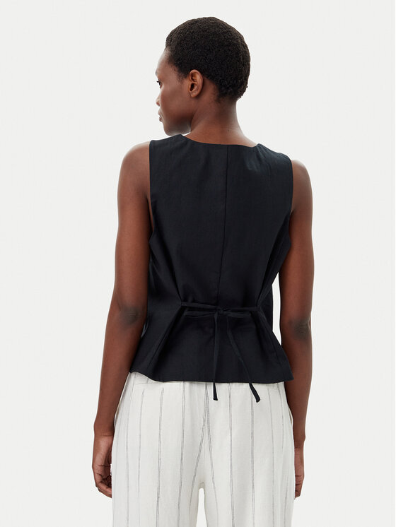 Gap Gap Prsluk 714973-00 Crna Slim Fit