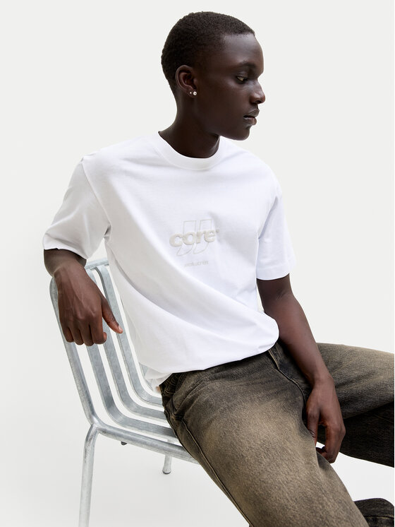 Jack & Jones Jack & Jones Футболка Club 12289868 Білий Relaxed Fit