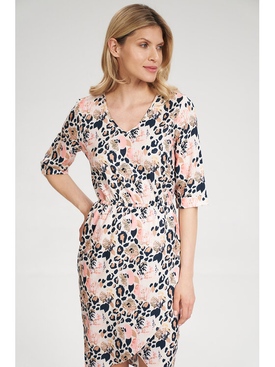 FIGL FIGL Φόρεμα M702 Έγχρωμο Regular Fit