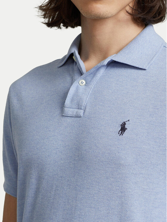 Polo Ralph Lauren Polo Ralph Lauren Poloshirt 710666998007 Blau Custom Slim Fit