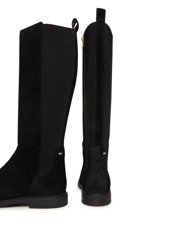 Tommy Hilfiger Tommy Hilfiger Ботуши Flag FW0FW08779 Черен