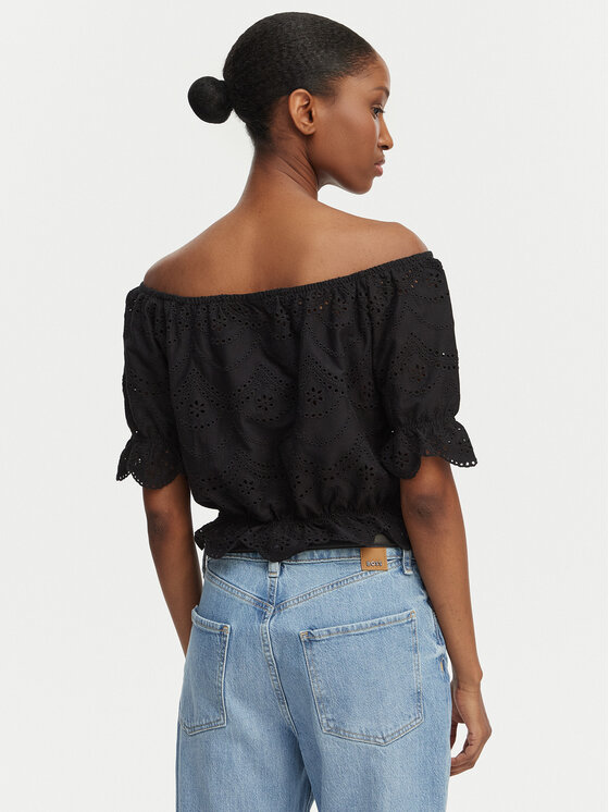 Guess Guess Bluza W6GP47 K3336 Črna Regular Fit