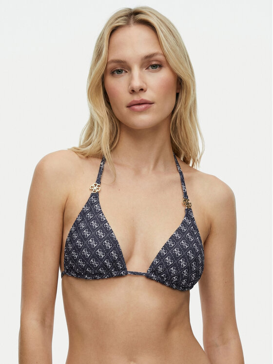 Guess Bikini partea de sus E6GJ48 KCBJ0 Bleumarin