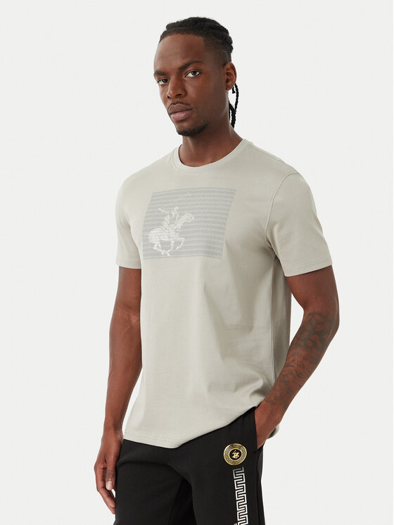 Beverly Hills Polo Club Tricou M1617-HR Gri Regular Fit