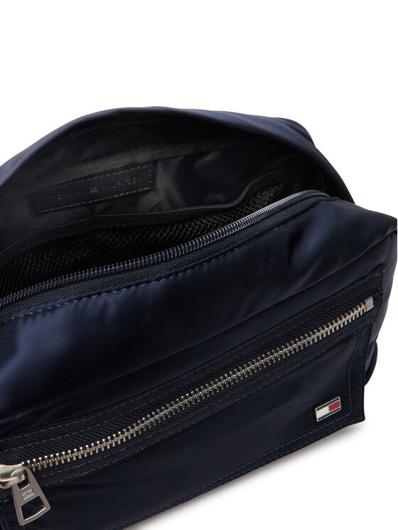Tommy Hilfiger Tommy Hilfiger Geantă pentru cosmetice Enamel Flag Travel Washbag AM0AM14111 Bleumarin