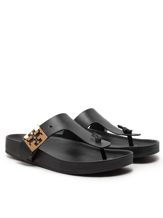 Tory Burch Tory Burch Japonki Mellow Thong Sandal 155190 Czarny