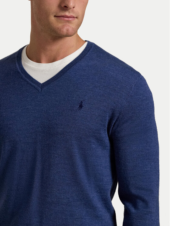 Polo Ralph Lauren Polo Ralph Lauren Džemper 710946142006 Tamnoplava Slim Fit