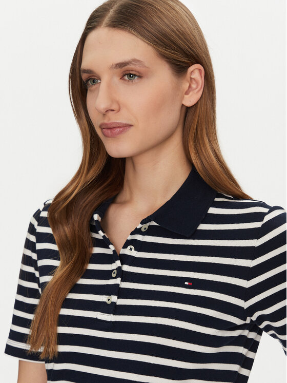 Tommy Hilfiger Tommy Hilfiger Pólóing 1985 WW0WW43224 Sötétkék Regular Fit