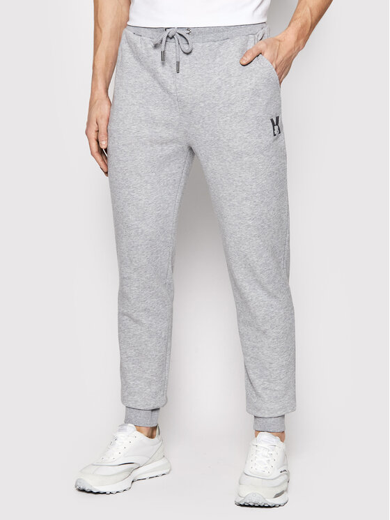 KARL LAGERFELD KARL LAGERFELD Teplákové nohavice 705893 500900 Sivá Regular Fit