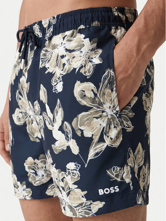 BOSS BOSS Шорти для плавання Discus 50544499 Cиній Regular Fit