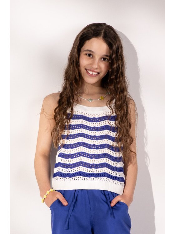 Coccodrillo Coccodrillo Tank top WC6144001WGJ-014 Niebieski Regular Fit