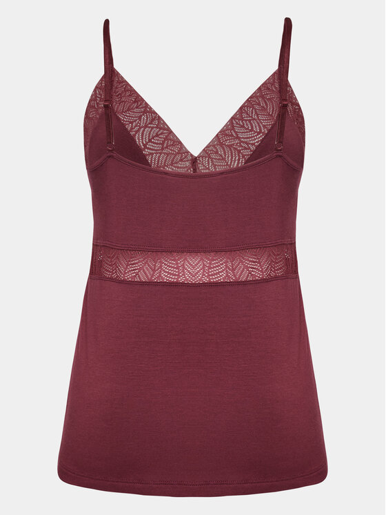 Femilet by Chantelle Femilet by Chantelle Maglietta del pigiama Jazz FNA510 Bordeaux Regular Fit