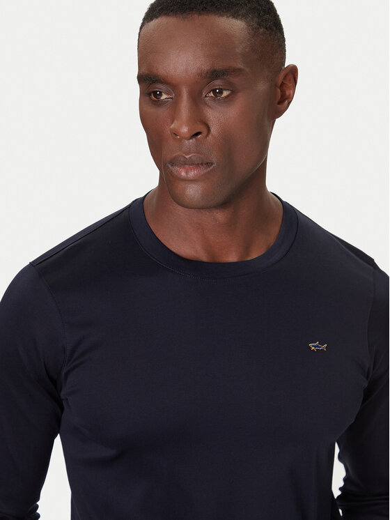 Paul&Shark Paul&Shark Majica z dolgimi rokavi 15311611 Mornarsko modra Regular Fit