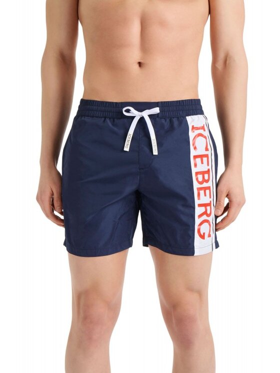 Iceberg Iceberg Plavecké šortky ICE2MBM02 Tmavomodrá Regular Fit