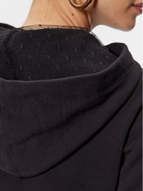 Red Valentino Red Valentino Суитшърт 1R0MF10U6P9 Черен Regular Fit