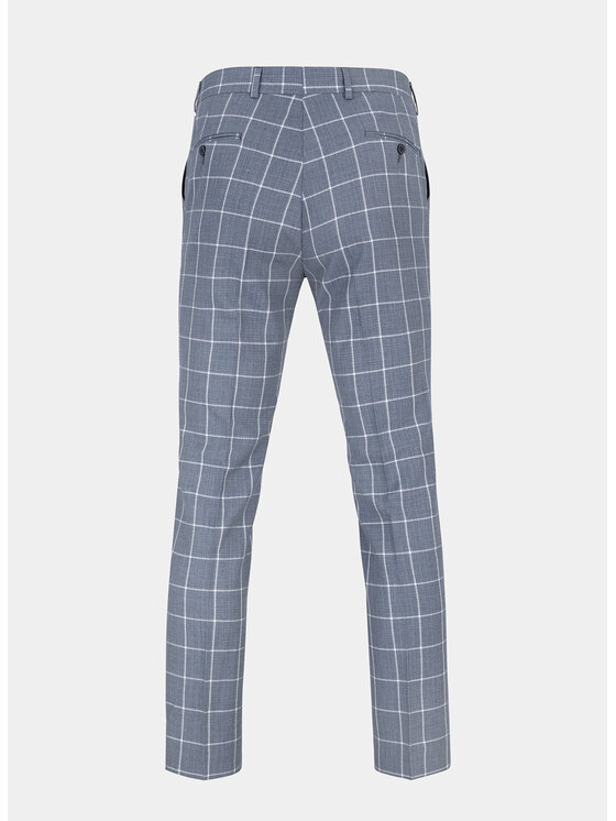 Pako Lorente Pako Lorente Spodnie garniturowe P22SF-6G-012 Niebieski Slim Fit