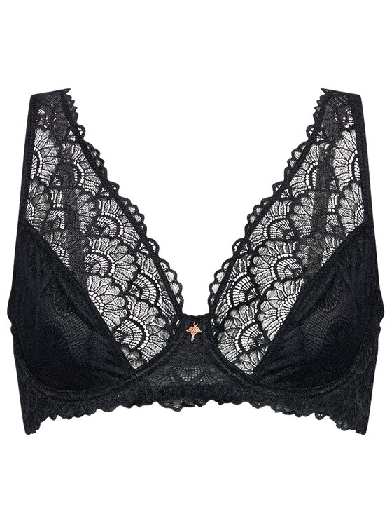 JOOP! JOOP! Podprsenka s kosticami Lovely Lace 607015 Čierna