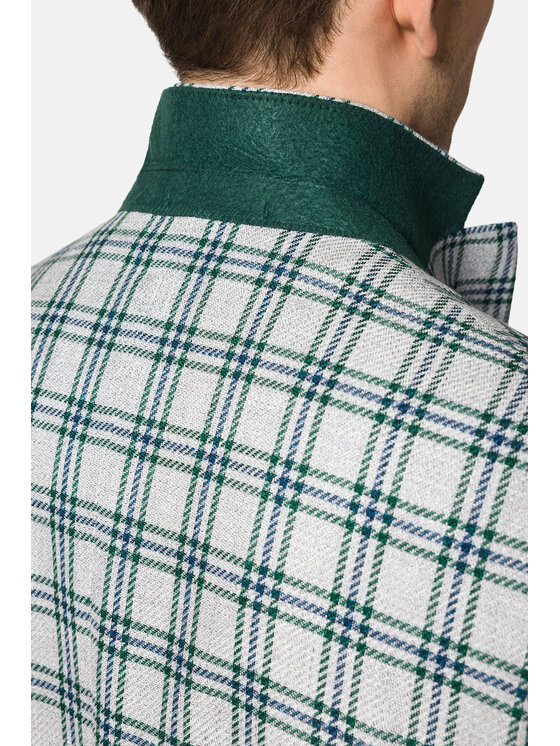 Lancerto Lancerto Marynarka Genewa MA099123000004 Szary Slim Fit